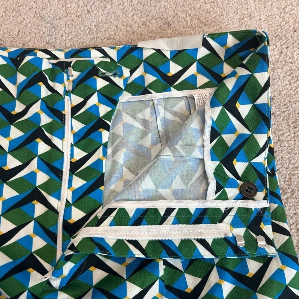 Zara blue green